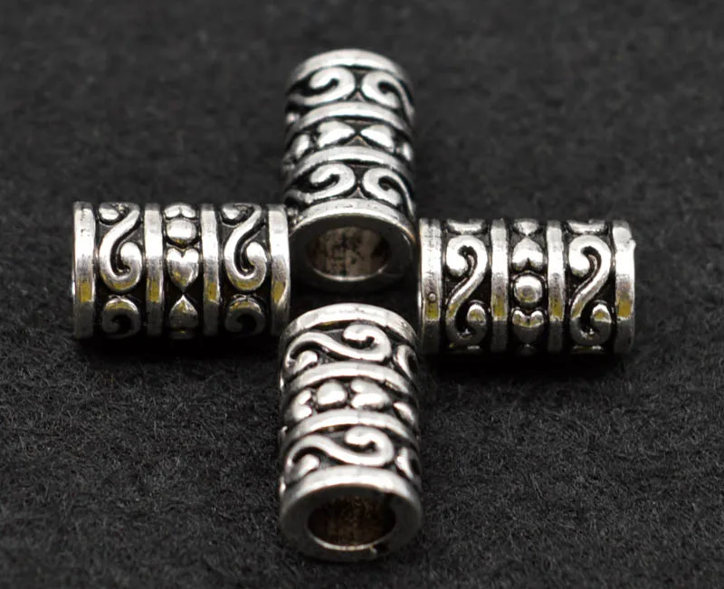 1 шт. изысканный античное серебро Viking сердце Викинги бусины для браслетов