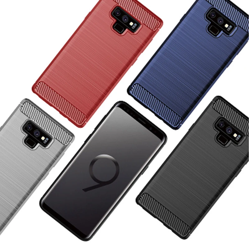 brushed Soft Silicone TPU For Samsung Galaxy Note8 Note9 anti-fall soft phone shell Internal grid cooling | Мобильные телефоны и
