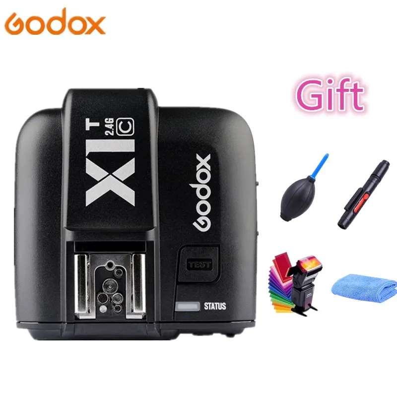 Вспышка Godox TT350 TT350C DC flitser GN36 2 4G TTL Flash Speedlite + X1T C для камеры Canon 5d Mark III 1100d 80d 1000d