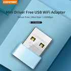 Мини wi-fi адаптер COMFAST, 150 Мбитс, 2,4 ГГц, 10 шт.