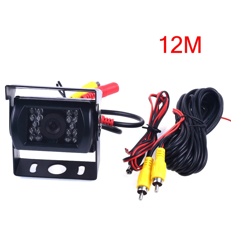 $86.11 HD CCD 120 Degree IR Nightvision Waterproof Car parking Rear View Camera Cmos Bus Truck Camera For Bus & Truck