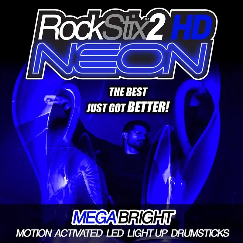 Rockstix 2 HD NEON, Мега яркий светодиодный светильник голени, доступны в 13 FX изменение цвета также красный, зеленый, синий