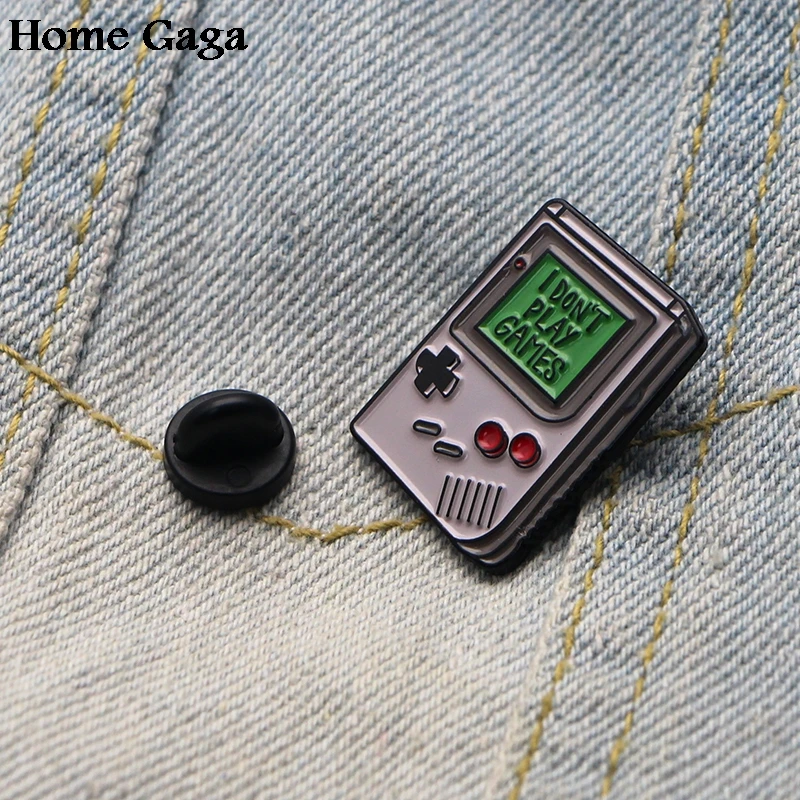 Homegaga игра мальчик advance металлические цинковые эмалированные булавки трендовая медаль para рюкзак рубашка одежда сумка броши значок для мужчин женщин D1785