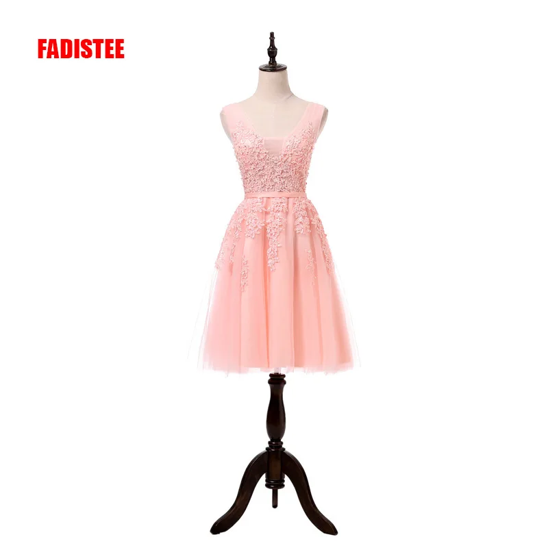 Горячая Распродажа, Коктейльные Вечерние платья, короткое, Vestido de Festa, Мини сексуальное платье с аппликацией, v-образным вырезом, бисером и жемчугом
