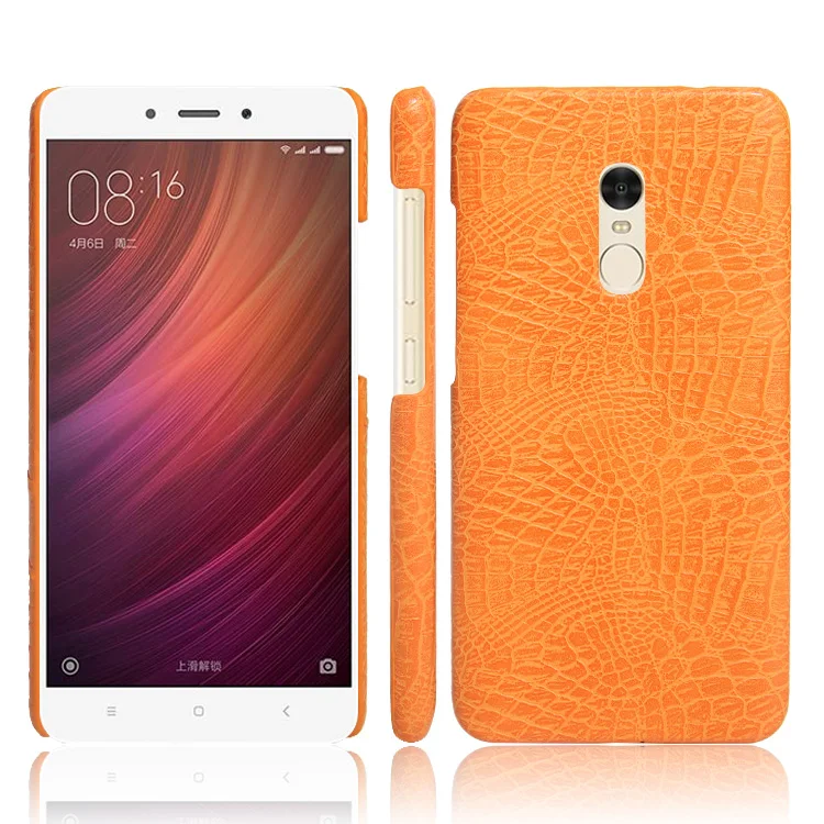 Роскошный кожаный чехол из крокодиловой кожи для XiaoMi RedMi Note 4 с узором