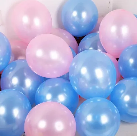 pink blue mix 20 шт 1,5 г золотой черный белый латексный шар надувные воздушные шары Детские шарики для дня рождения шарики для свадебного украшения гелиевые шары - Цвет: pink blue mix