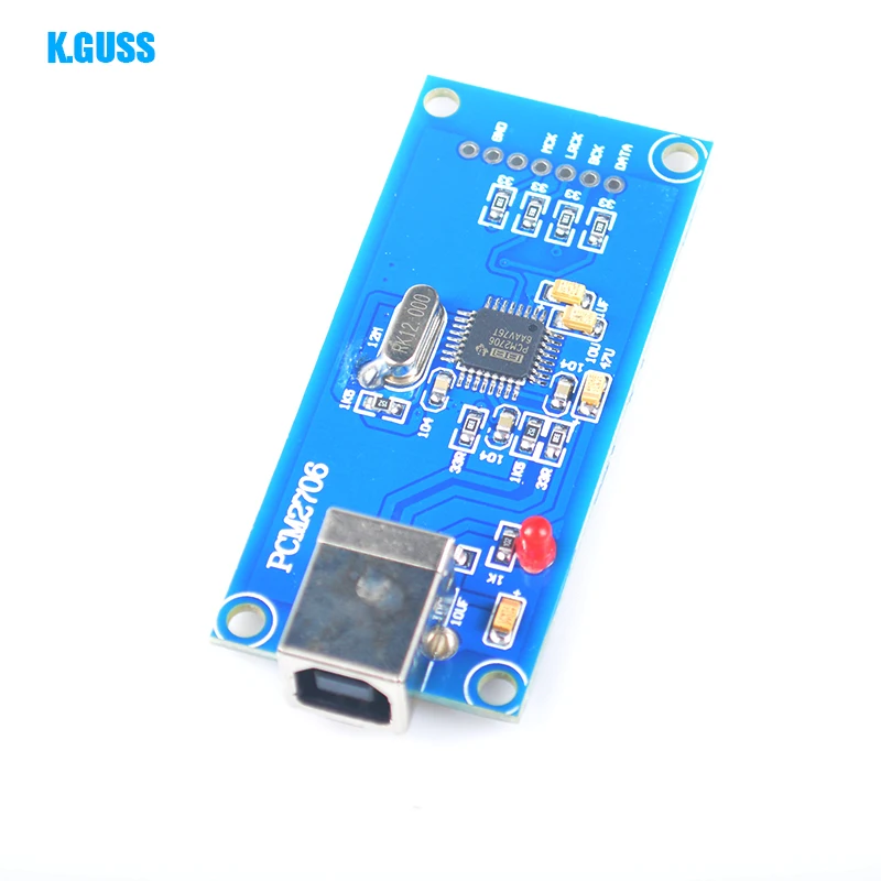 K.GUSS USB аудио PCM2706 дочка карта подключение I2S / DAC декодер|daughter card|dac decoderpcm2706 usb |