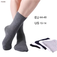 fcare 10pcs5 pairs 46 47 48 big cotton plus size socks large big size heren sokken grote maat dress business socks