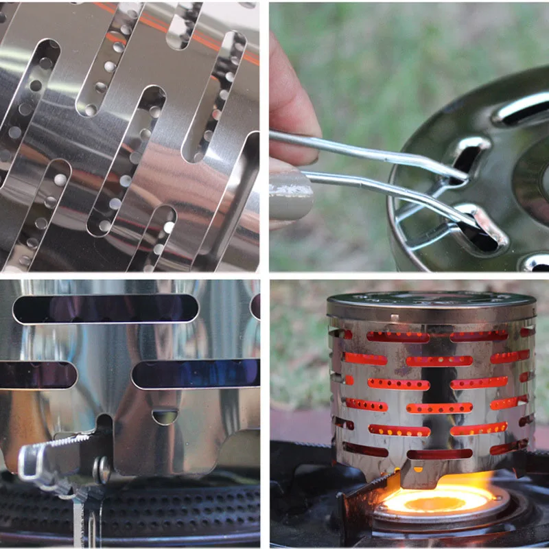 Новая портативная мини-вспышка для газовой плиты нагреватель из нержавеющей
