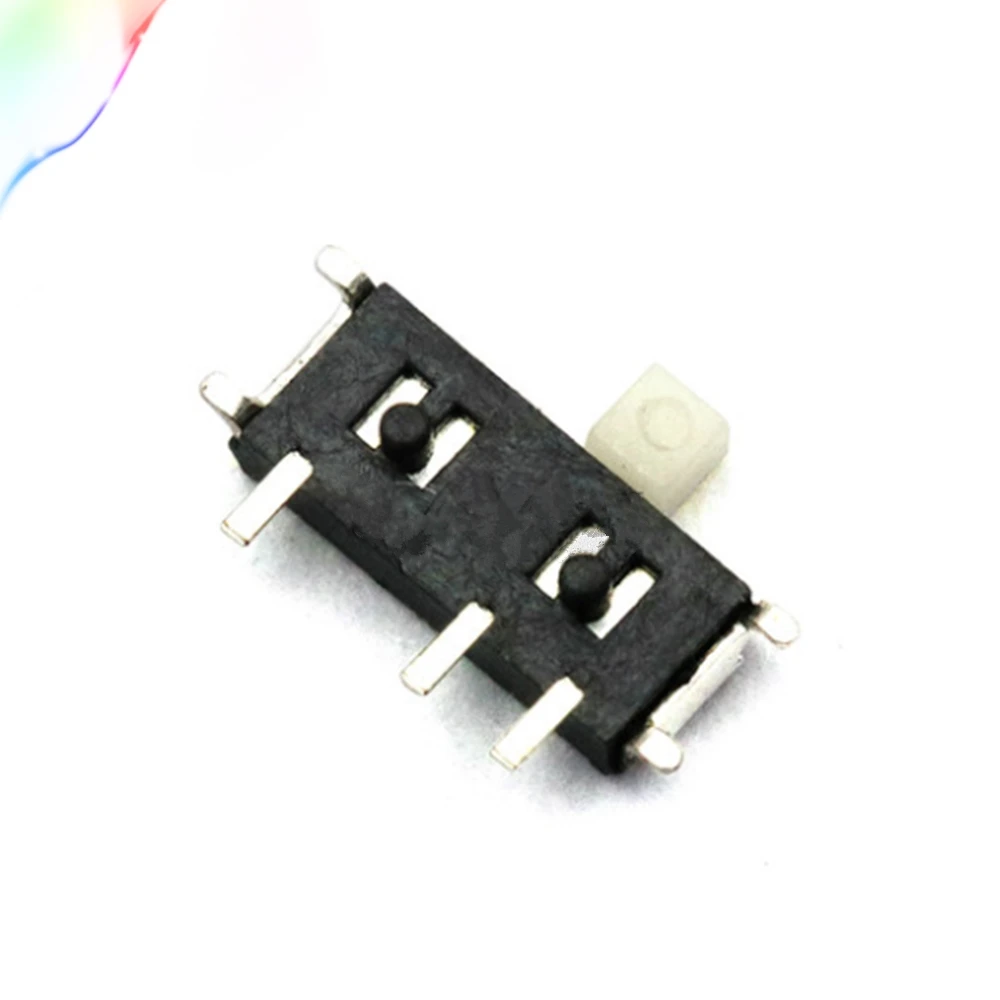 10 шт. Бесплатная доставка MSK-12C01-07 (1P2T) 7Pin стопы SMT SMD Стаббс 2 Позиции Мощность Mico