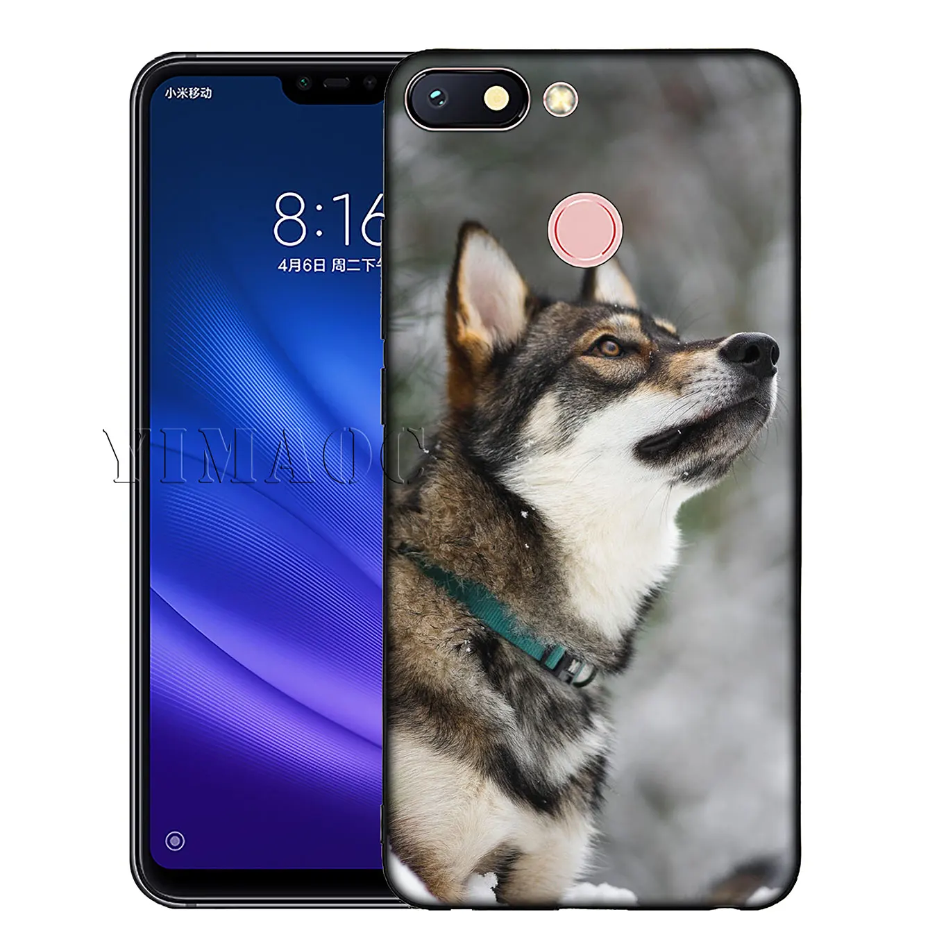 YIMAOC Wolf dog Soft Silicone Phone Case for Xiaomi Mi 10 9 9T CC9 CC9E 8 SE A3 Pro A1 A2 Lite 6 pocophone f1 Mi10 | Мобильные
