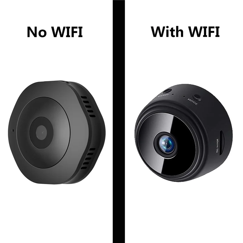 Мини IP камера беспроводная WiFi HD 1080P Скрытая домашняя камера безопасности ночное видение