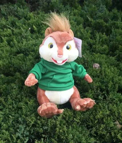 

Alvin and the Chipmunks green Theodore plush toy birth christmas gift 9" 1pcs toys for children