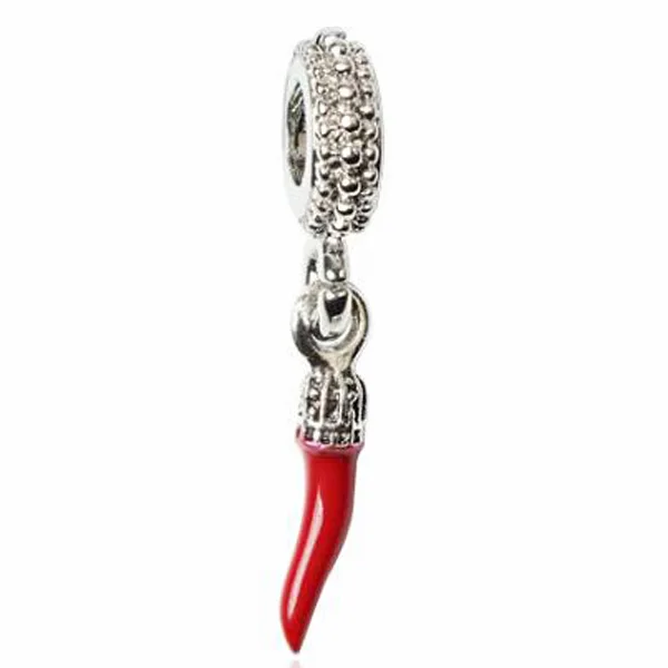 Панк Макси маленькая красочная подвеска Chili Beads подходит для брендовых браслетов