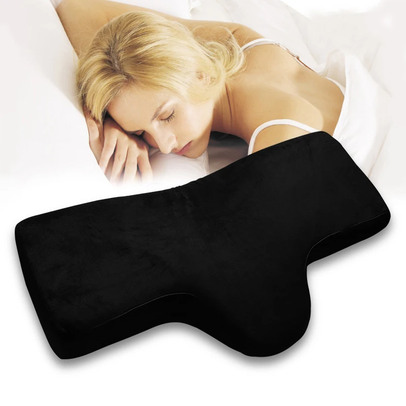 1 шт. пена с эффектом памяти эргономичная подушка изгибом для наращивания ресниц