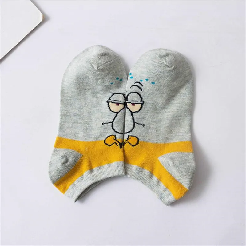 Модные милые носки женские Харадзюку Kawaii Короткие Носки с рисунком хипстерские носки до лодыжки с забавными рисунками для женщин