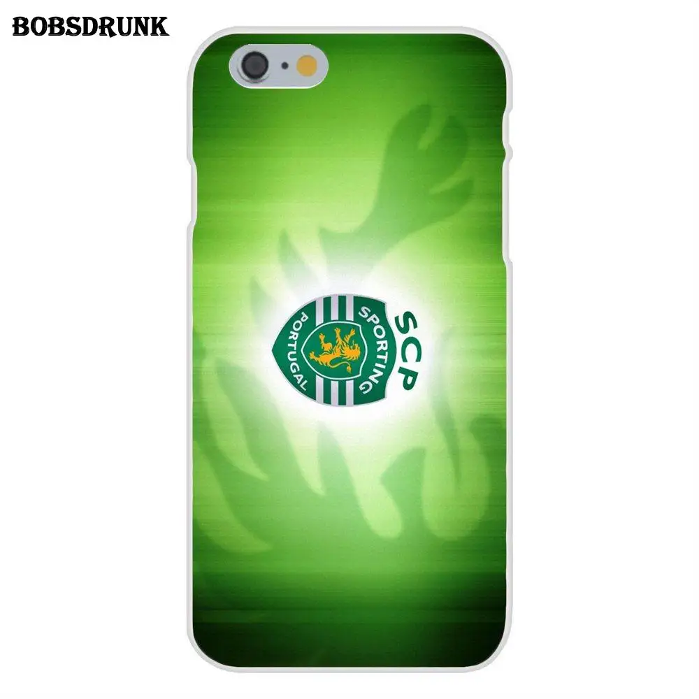 as picture Мягкие чехлы из ТПУ для мобильных телефонов для Iphone 4 4s 5 5C SE 6 6S 7 8 Plus X для Iphone 4 4s 5 5C SE 6 6S 7 8 Plus X Sporting Club Portugal - Цвет: as picture
