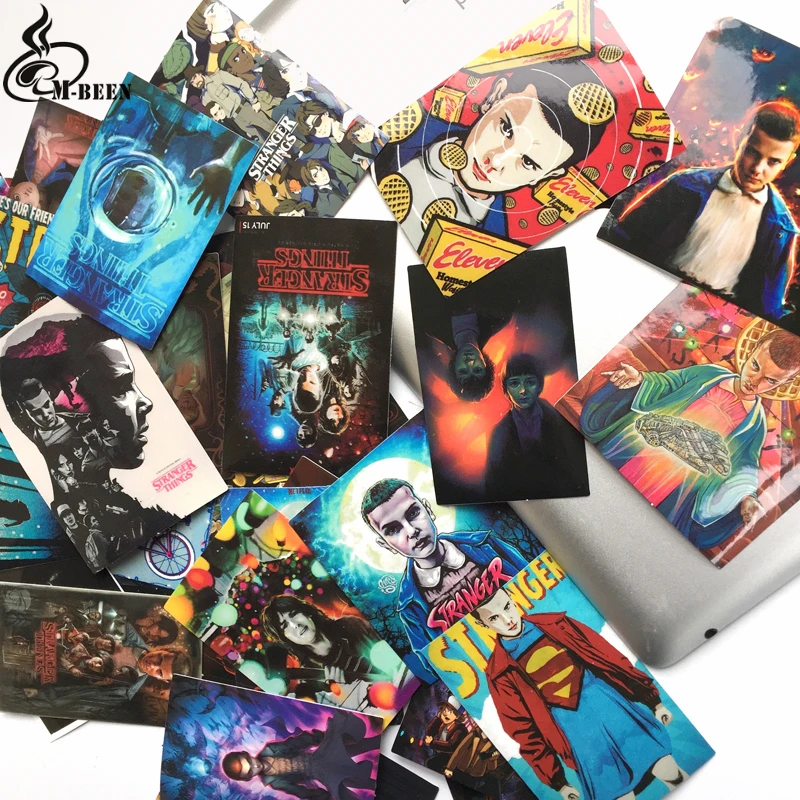 Наклейка очень странные дела 36 шт./лот американская драма для автомобиля