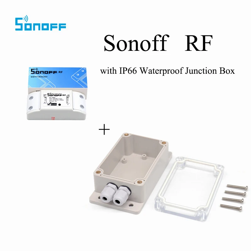 Sonoff Basic/RF/двойной/Pow с IP66 Водонепроницаемый распределительная коробка случае