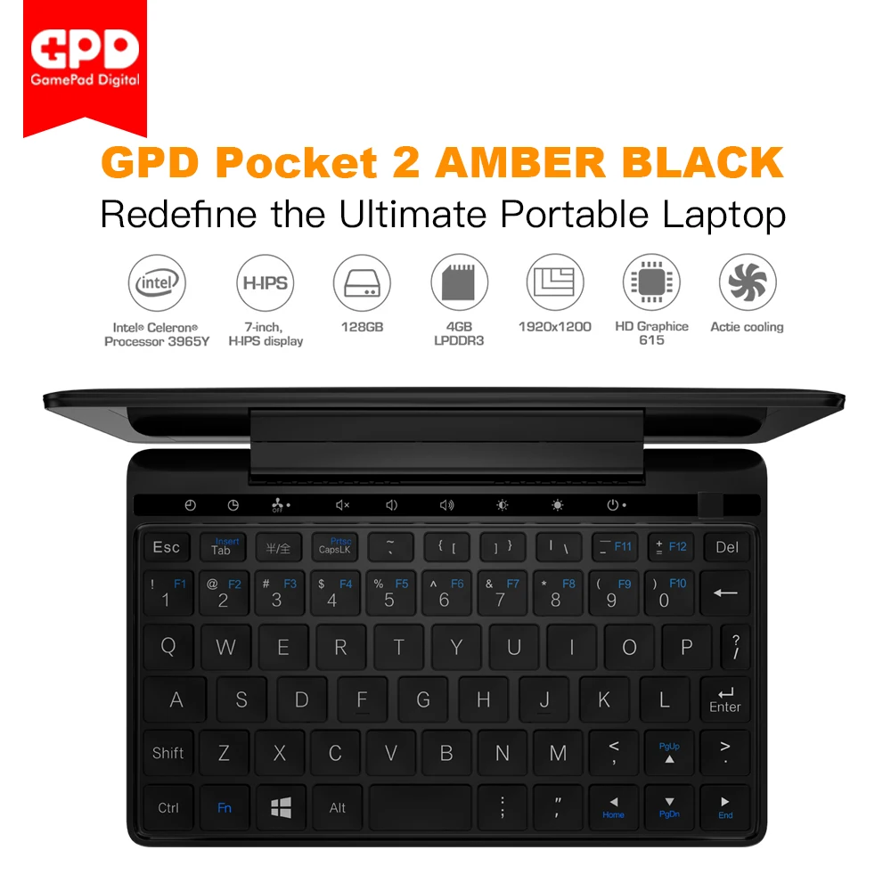 GPD карман 2 Pocket2 7 дюймов окна с сенсорным экраном 10 Системы Мини ПК карманный