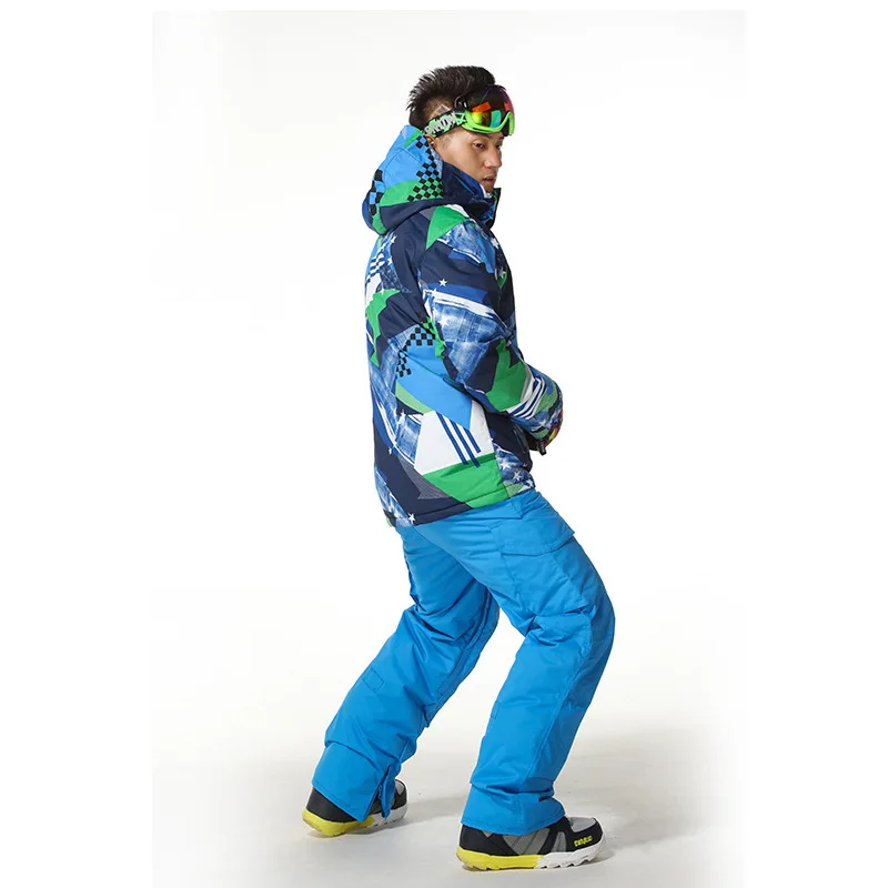 GSOU SNOW male ski suit against wind and waterproof single board skiing 1416 | Спорт и развлечения