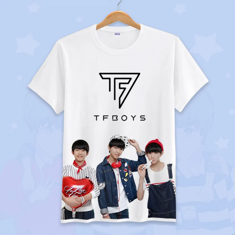 Лидер продаж 2018 года футболка с аниме tfboys костюм для косплея женщин и мужчин