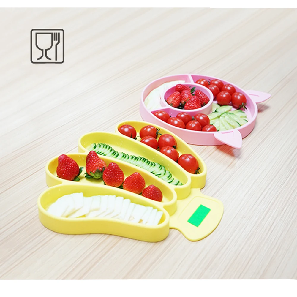 Qshare посуда еда для детей Кормление детская тарелка контейнер силикаприсоска