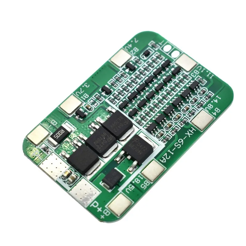 AEAK 6S 15A 24V печатная плата защиты BMS для 6 пакетов 18650 литий-ионная литиевая батарея сотовый модуль DIY Kit