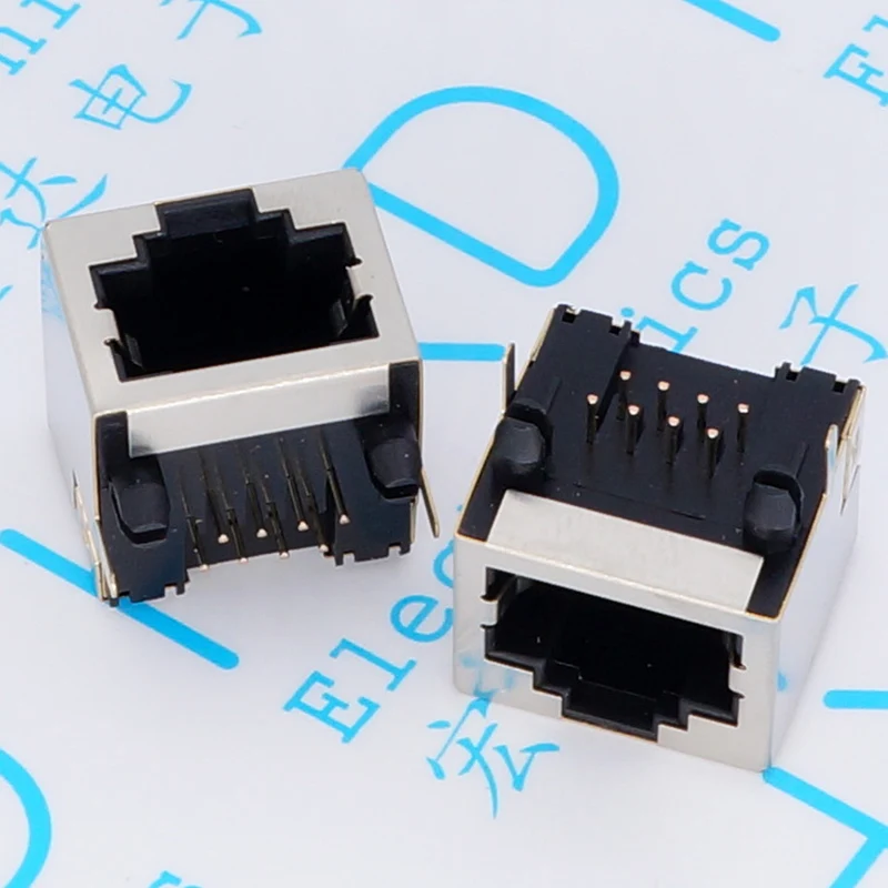RJ45 гнездо 56 без лампы экранирующая Сетевая розетка сетевой интерфейс Кристалл
