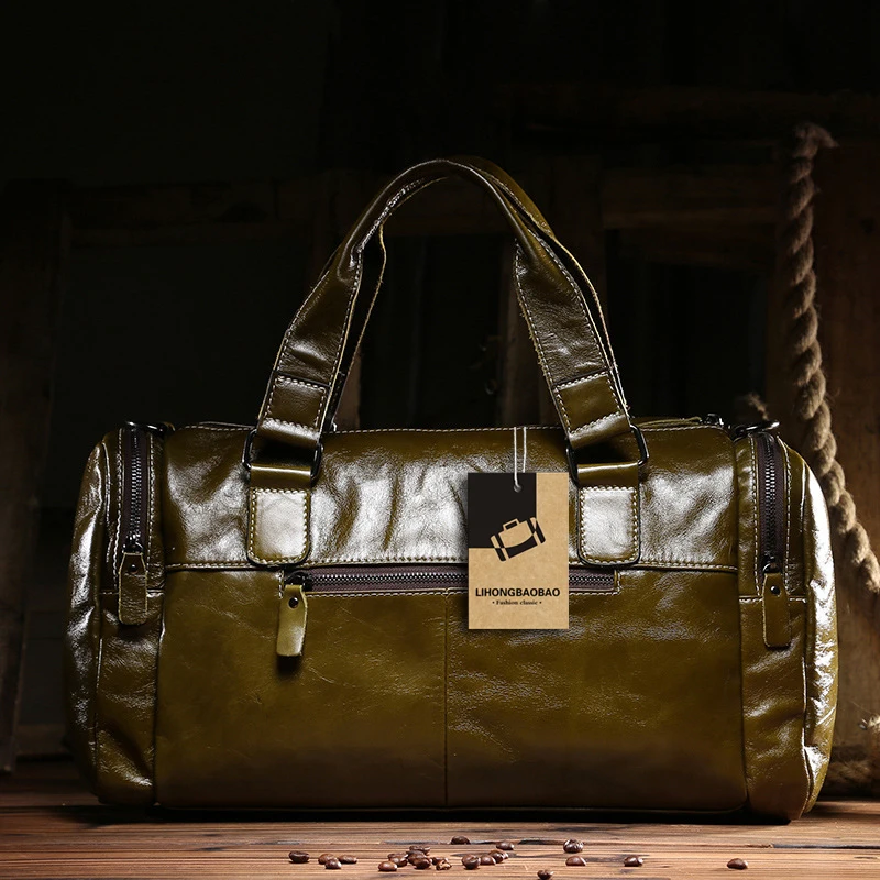 Модные мужские дорожные сумки в стиле пэчворк Повседневная деловая сумка