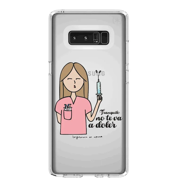TPU Испания милый мультфильм медицина медсестры доктор дантист ТПУ Мягкий силиконовый чехол для samsung A30 S10LITE S9 S7 S8 S9PIUS S7EDGE 2018A8 A6 - Цвет: TPU