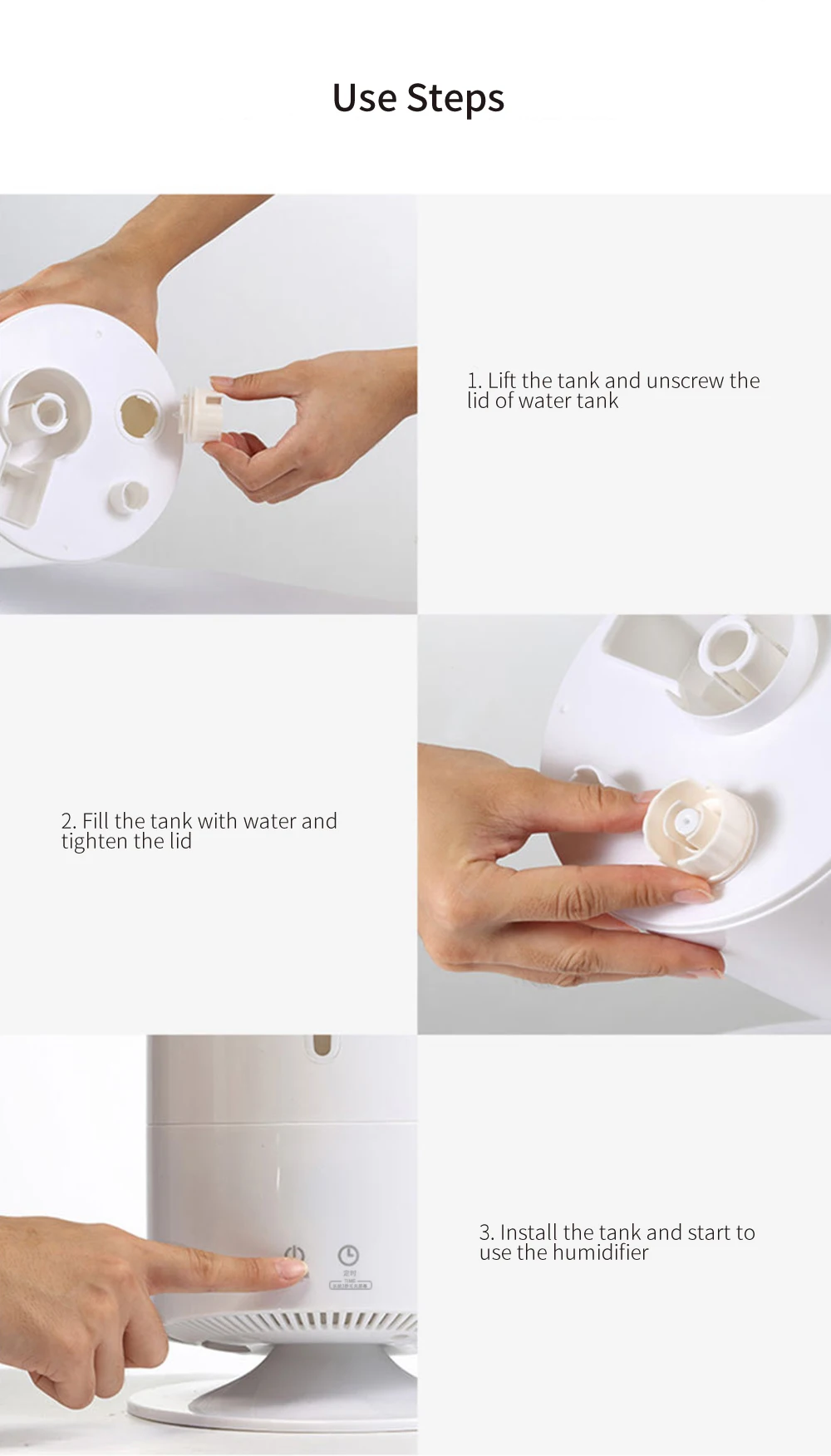 Xiaomi Home DEERMA 4L увлажнитель воздуха Арома диффузор тумана сенсорный экран масляный диффузор очищающий воздух кондиционированный бытовой