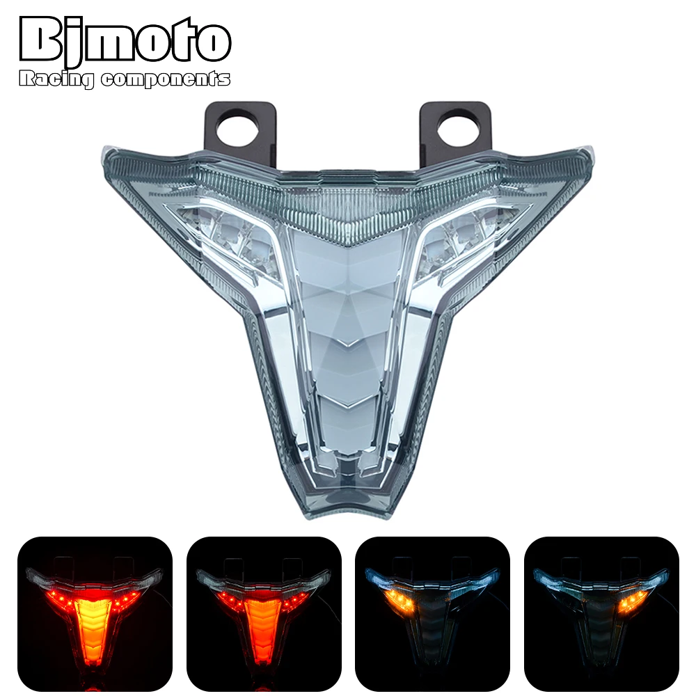 BJMOTO Motorcycle LED Tail Brake Turn Signal Integrated Light for Kawasaki Z1000 14-18  Ninja ZX10R ZX10RR 16-18 Ninja 250 400
