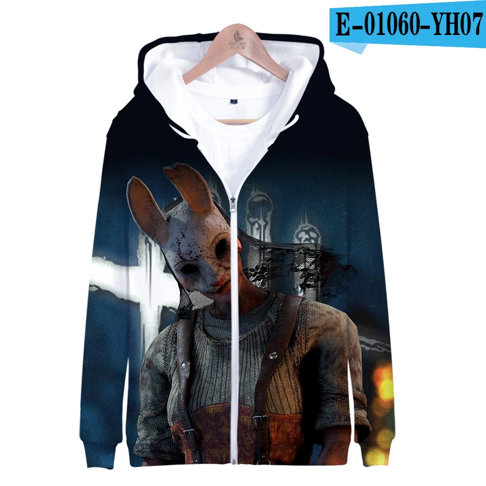 Толстовки на молнии с 3D принтом «Dead By Daylight», толстовка с капюшоном «Death Is Not An Escape» для мужчин и женщин, Брендовые спортивные костюмы, качественная уличная одежда размера плюс - Цвет: picture color