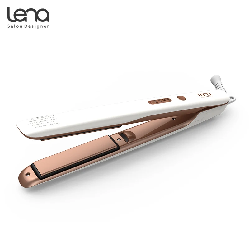 Lena LN-508 профессиональная ионная Плойка для завивки волос, керамическая плойка, выпрямитель для волос, утюжок для выпрямления ионов