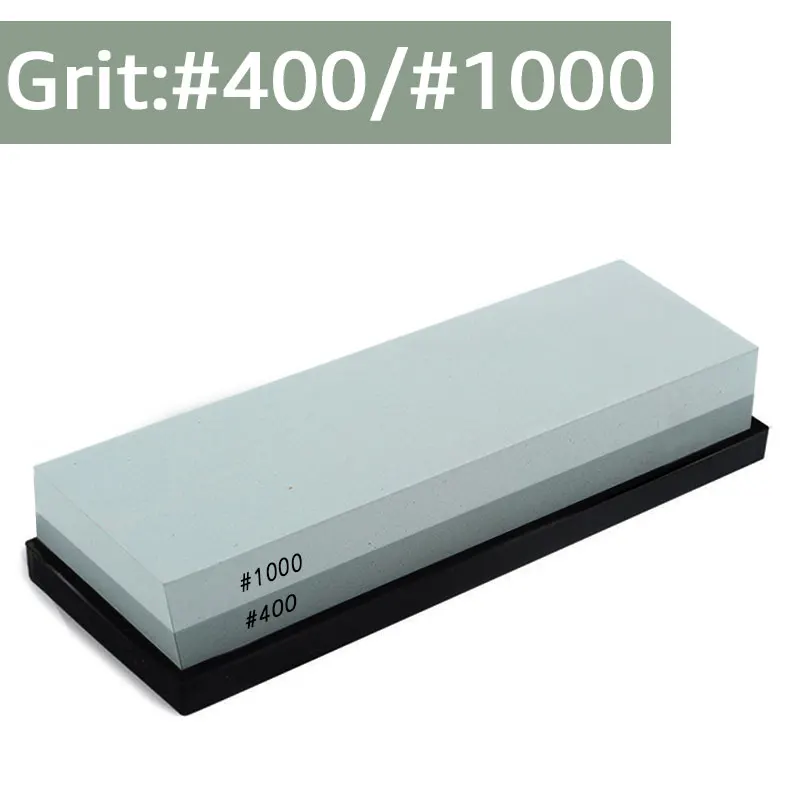 400 1000 grit Ножей, точильный камень для заточки ножей камни точильный камень Системы вода камень хонинговальный Кухня инструмент 2-в-1 240 600 1000 3000 грит - Цвет: 400 1000 grit