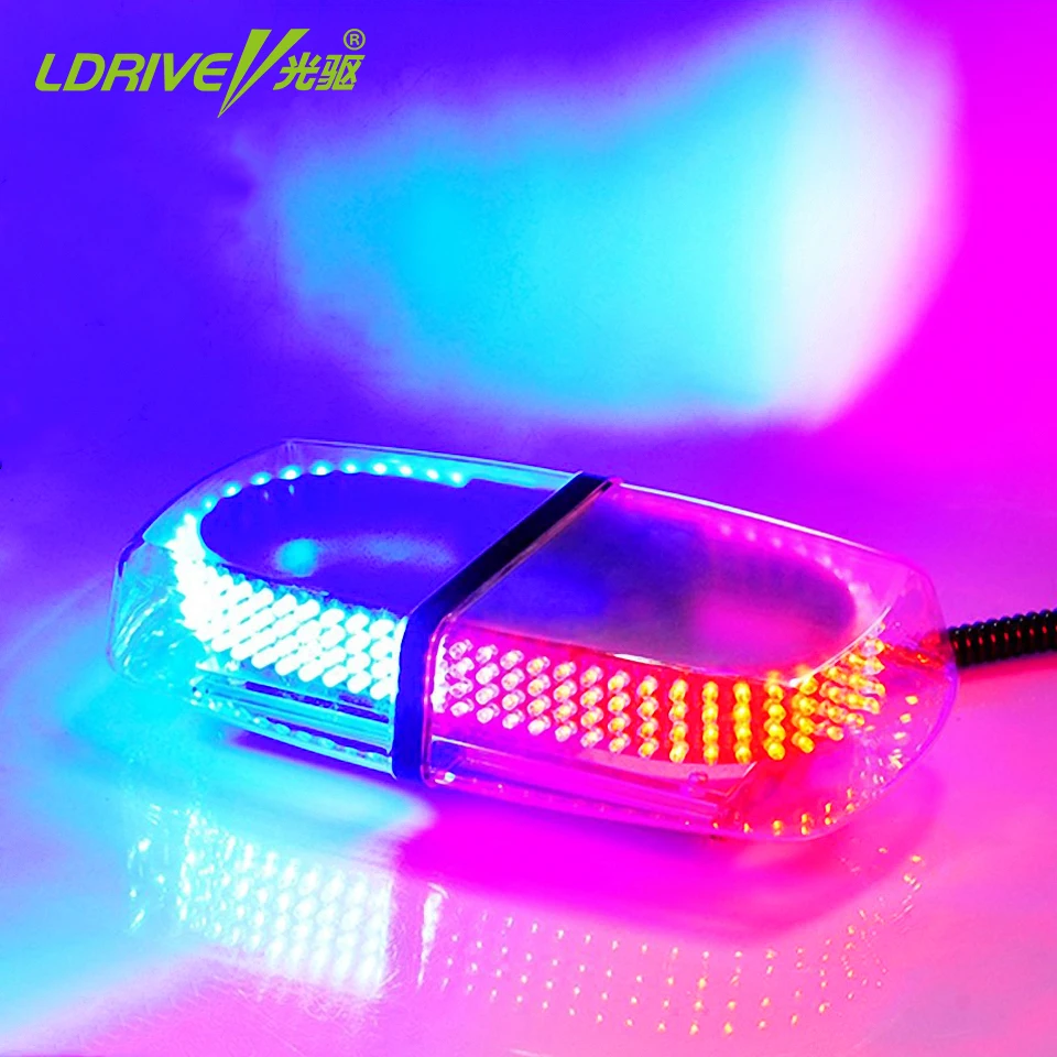 LDRIVE 12В Красный Синий Желтый Янтарный 240 светодиодный аварийный маячок для