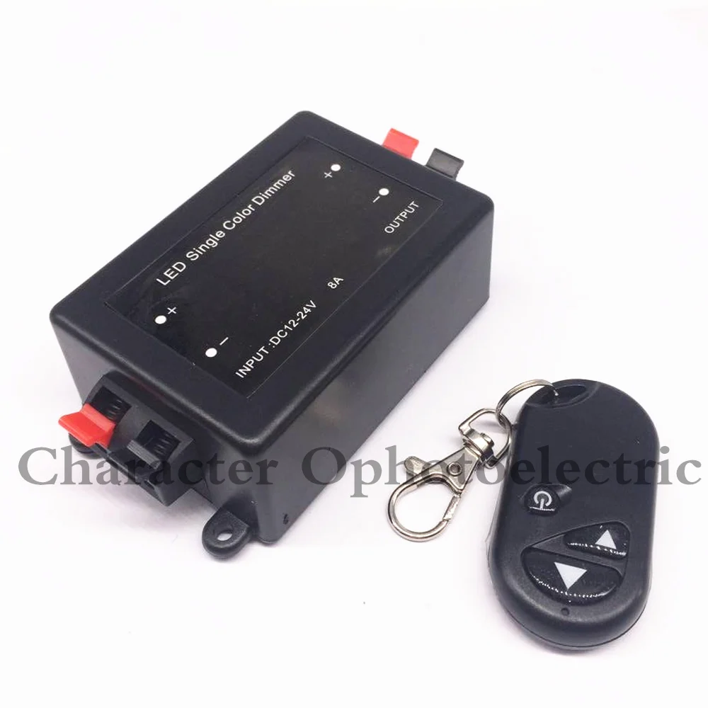 5pcs 3 Key RF Remote Control Wireless LED Single Color Dimmer Switch Controller 12V 24V DC 8A | Лампы и освещение