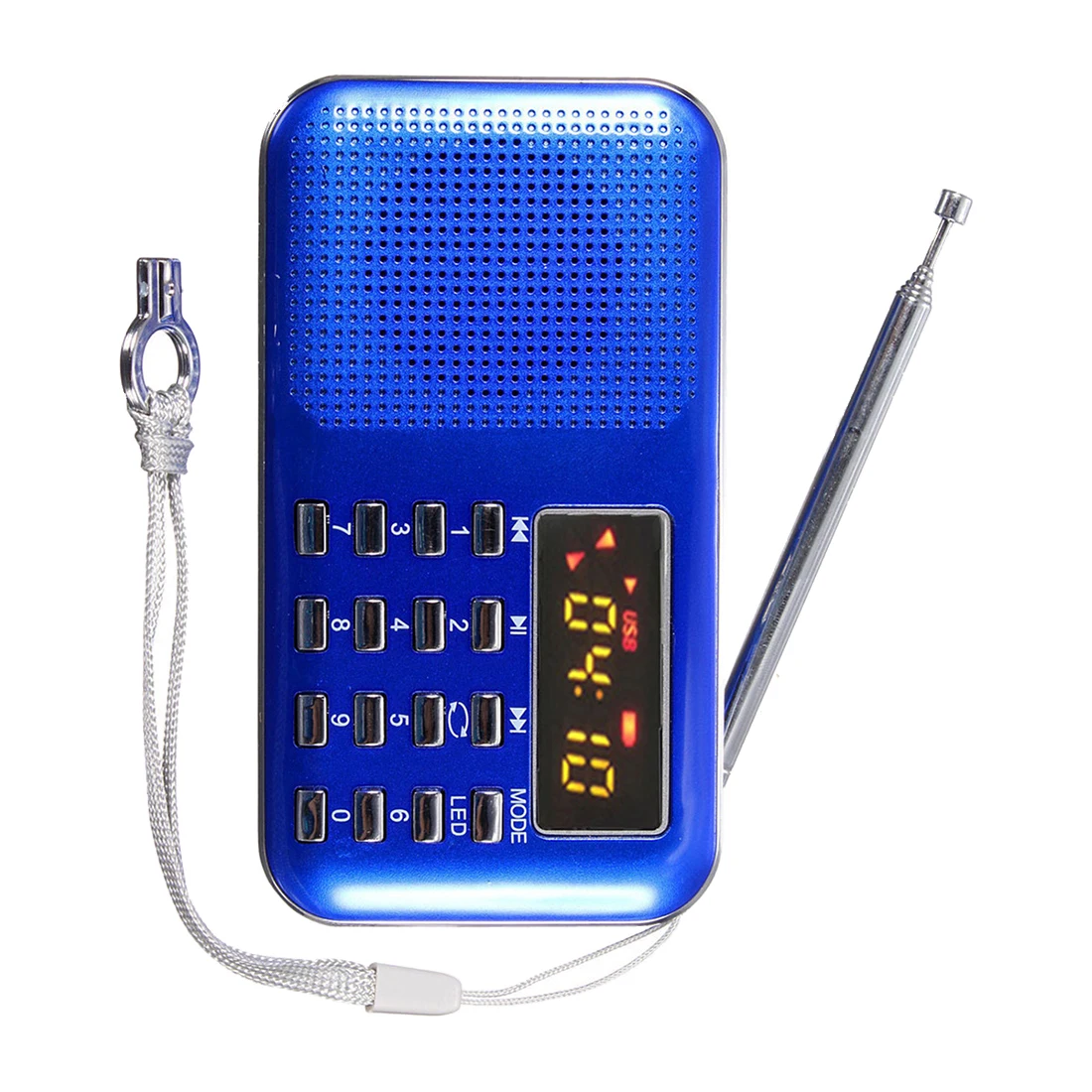 Мини Радио FM Портативный цифровой динамик USB Micro SD TF карта Mp3 музыка Lettore