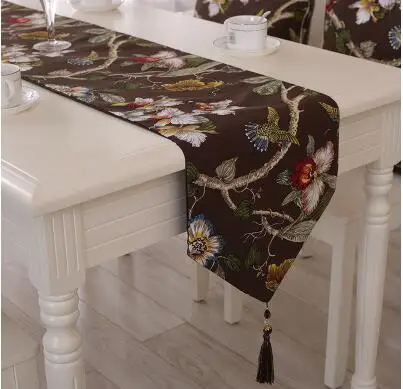 

American-style European table flag coffee coffee table cloth bed flag Chinese style mahogany furniture fabric table cloth