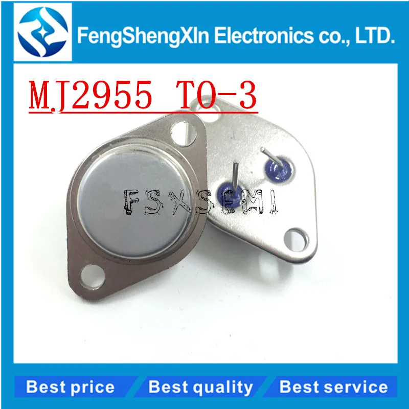 5 шт./лот новые Силовые транзисторы MJ2955 TO-3 PNP 15A 60V 115W | Электронные компоненты и