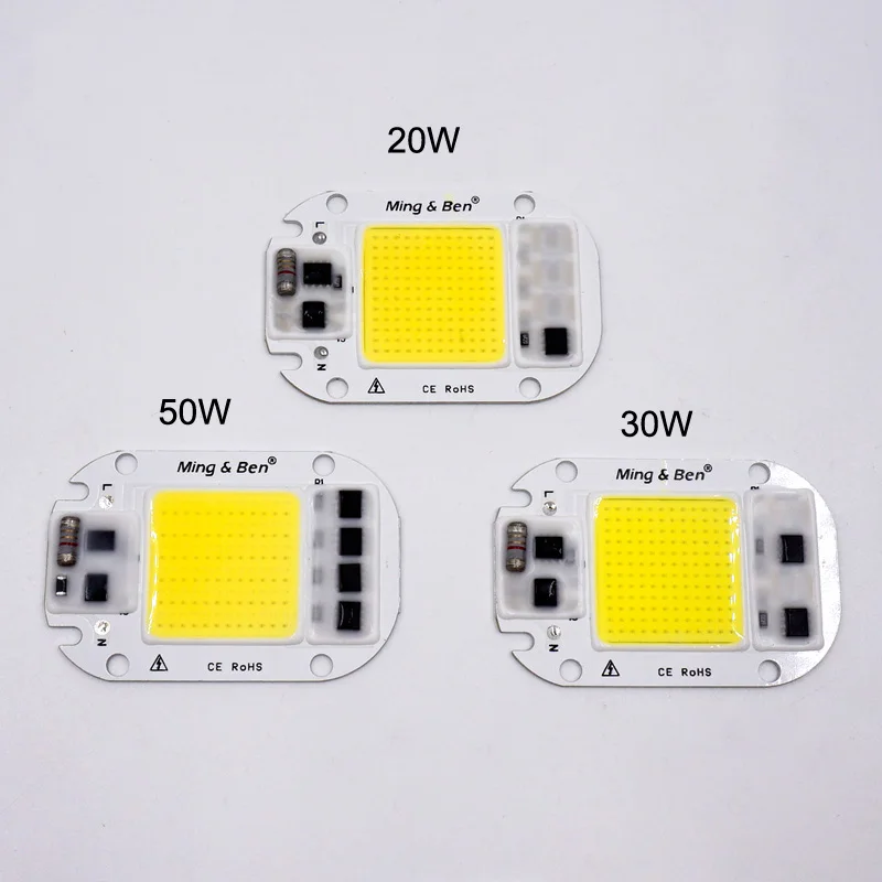 2 шт. чип для светодиодной лампы COB 20 Вт 30 50 Smart IC 110 в 230 В светодиодный DIY прожектор