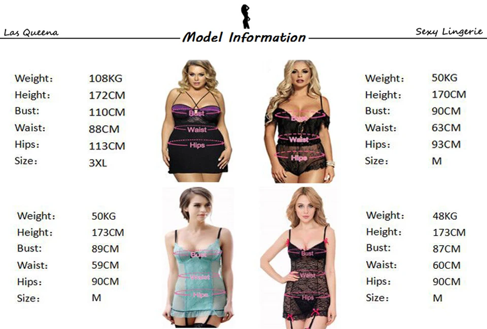 С низким вырезом Babydoll дамское нижнее белье сексуальные женские бюстье Плюс Размеры белье Для женщин подвязка эротическая майка на бретелях пикантные Transparente нижнее белье в виде купальника и дамское белье