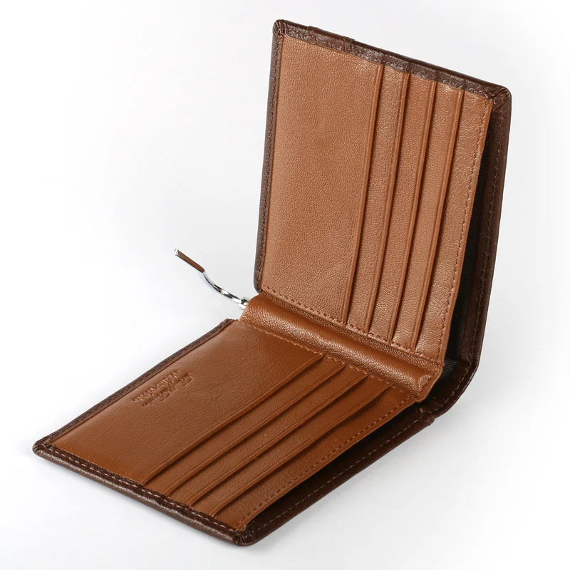 Лидер продаж! Высококачественный модный мужской кошелек из натуральной кожи с