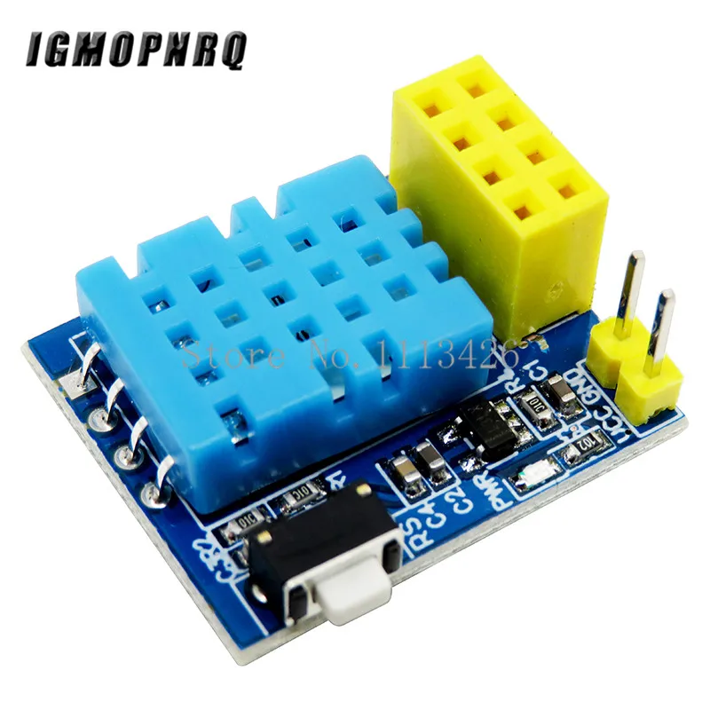 ESP8266 DHT11 ESP8266 ESP-01 ESP-01S 5 В релейный модуль Wi-Fi DHT11 модуль датчика температуры и влажности беспроводной wifi модуль NodeMCU умный дом IOT - Цвет: ESP8266 DHT11