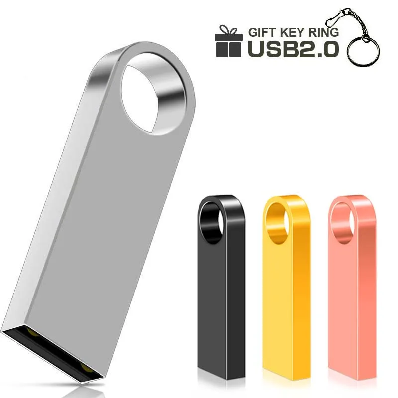Новый металлический Usb флэш накопитель 32 ГБ Флешка 16 Гб 64 8 высокоскоростной 128