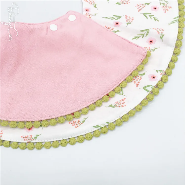 

Newborn 2019 Cute Baby Cotton Bibs Princess Apron Children Feeding Smock Bib Burp Clothes Infant Soft Boys Girls