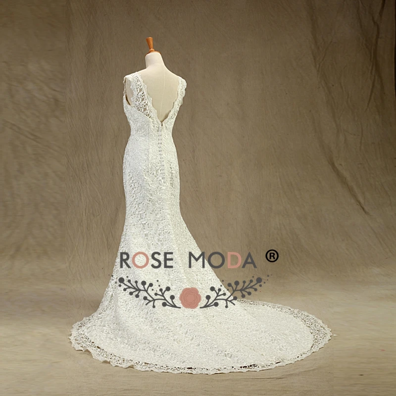 Кружевное свадебное платье с V образным вырезом и кристаллами|real photo|wedding dress