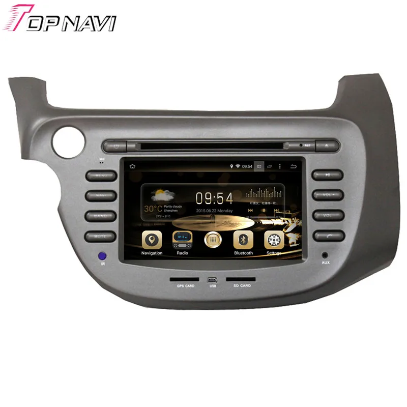 

Topnavi 7 ''четырехъядерный Android 6,0 Автомобильный GPS навигатор для FIT/JAZZ 2007-для Honda Autoradio DVD мультимедиа аудио стерео