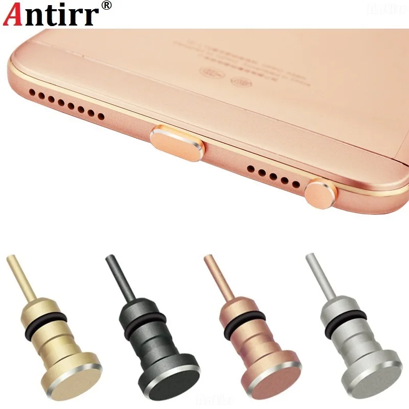 

Metal phone Anti Dust Plug 3.5mm Audio Headset Aux Jack port Sim Card Tray Eject Pin Dustproof Cap For iPhone samsung HTC